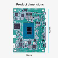 2.5 pouces X86 ordinateur monocarte SBC 12th Gen N150 N100 N300 2 Lan 2 * Com DDR5 8GB 1 * HD/DP 1 * carte mère X86 Pico Itx TYPE-C