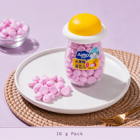Biscuits semi-mous et doux pour bébés, riches en protéines et probiotiques, saveur fruitée, boîte de 16g, collation en carton