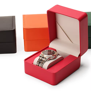 Estuche de Reloj Individual Hecho a Mano de Alta Gama OEM, con Acabado Brillante y Laminado Mate, Forrado de Esponja, con Almohadilla y Logotipo Personalizado - Product Image 6