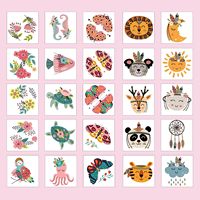 Fabricant d'autocollants de tatouage pour enfants personnalisés autocollants de tatouage temporaires écologiques et imperméables