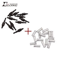 Pointe et insert de flèche en aluminium Elong Outdoor 8,8 mm pour tige de flèche 2219, composants de chasse et de tir à l'arc