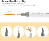 Huhuhu — stylos marqueurs à base d'alcool, 24 couleurs, dessin pour les enfants