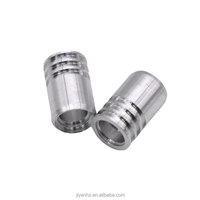 Fabricants de pièces métalliques Tige de roue personnalisée Bouchon de valve automobile en titane avec trou borgne pour pneu