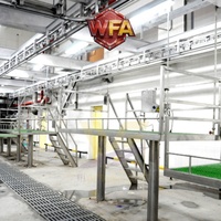 Équipement complet pour abattoir de porcs, machine d'abattage de porcs, ligne de traitement de la viande de porc conforme aux normes USDA
