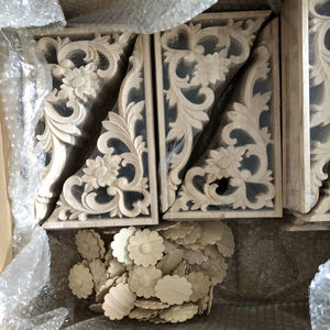 Apliques de Madera Tallada CNC para Arquitectura, Molduras de Esquina, Apliques de Madera Tallada, Apliques Decorativos para Muebles - Product Image 2