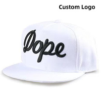 Casquette Snapback à Visière Plate Tendance, Logo Personnalisé, 6 Panneaux, Unisexe, Réglable, Style Hip Hop, Streetwear Quotidien
