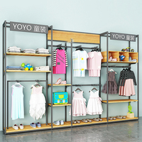 Magasin de vêtements pour enfants, étagères de boutique, 1 pièce, vitrine, design de magasin