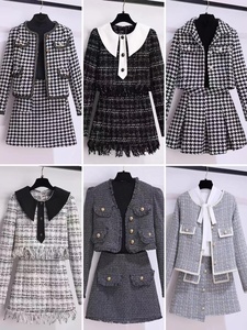 Set da Donna con <span class=keywords><strong>Giacca</strong></span> Corta <span class=keywords><strong>in</strong></span> <span class=keywords><strong>Tweed</strong></span> Floreale e Minigonna, Completo Casual da Ufficio <span class=keywords><strong>in</strong></span> Due Pezzi, Top Corto con Decorazioni <span class=keywords><strong>in</strong></span> Pizzo - Product Image 2