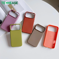 Vente en gros de coques de téléphone en silicone personnalisées avec logo, coques de téléphone anti-chute pour iPhone 18 Pro Max, coques de téléphone pour toute la série iPhone