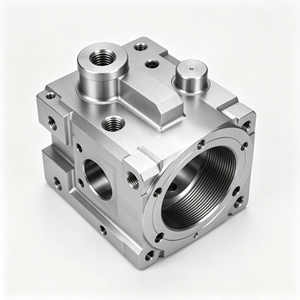 Boîtier en aluminium CNC 5 axes sur mesure OEM, bloc de cavité en alliage usiné avec précision, corps de vanne hydraulique pour équipement d'automatisation - Product Image 4
