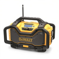 Radio de chantier DeWalt Bluetooth FM DAB Plus avec port AUX 3,5 mm compatible avec les batteries au lithium XR