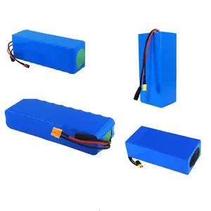 Ricaricabile Lifepo4 batteria agli ioni di litio 3.7v 7.4v 12v 14.8v 6ah 8ah 10ah 14ah 16ah 18ah 21ah batteria 18650 agli ioni di litio con BMS