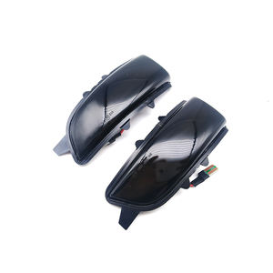 Luz LED Dinámica para Espejo Retrovisor de Coche ADT, Lente Ahumada, Luz de Señal de Giro, Intermitente, Compatible con S60 <span class=keywords><strong>C30</strong></span> S80 V70 S40 V50 - Product Image 1