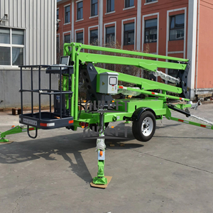 Piattaforma aerea telescopica trainabile a braccio articolato tipo Spider, alimentata elettricamente, diesel o benzina, da <span class=keywords><strong>20ft</strong></span>, 30ft, 40ft, 50ft, 60ft - Product Image 1