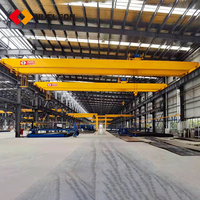 Harga Terbaik Crane Overhead Listrik Tipe QD 25Ton 40Ton Double Beam Crane untuk Penanganan Material Gudang