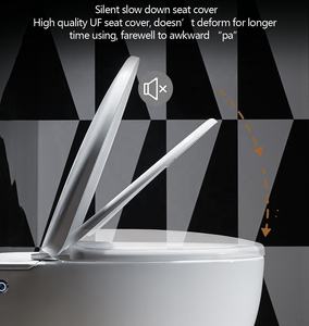 Inodoros modernos para baño Wc, negro mate con inodoro de cerámica dorada, inodoro colgante para baño, inodoro de cerámica Wc - Product Image 6