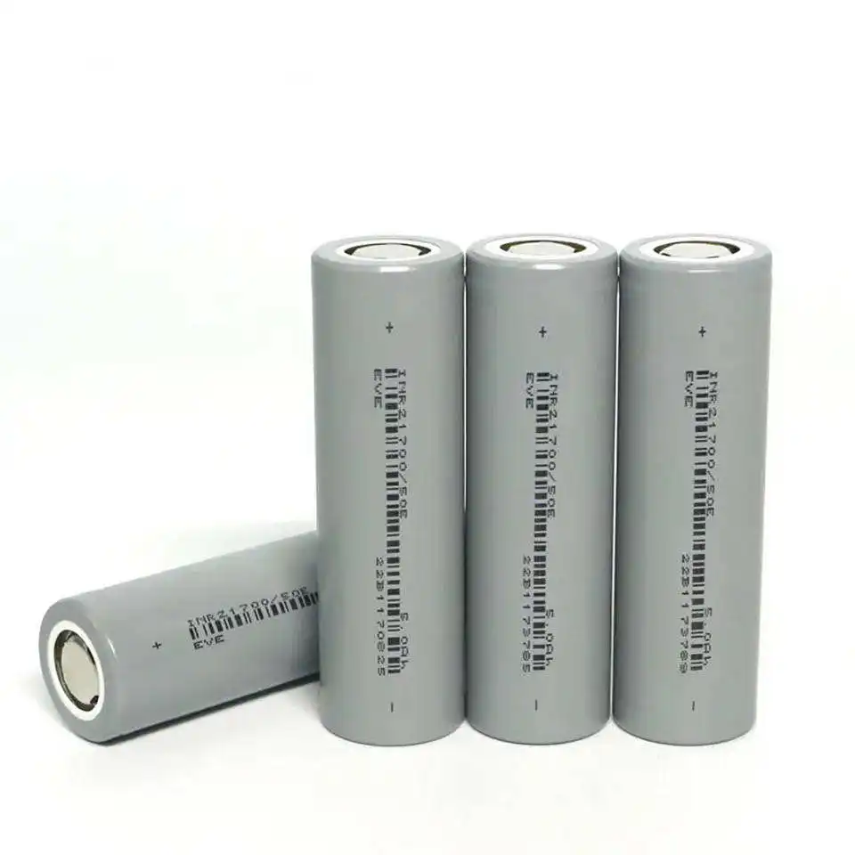 Stock available original grade A 3.7V INR21700 5000mAh rechargeable lithium battery for scooter power tools robot