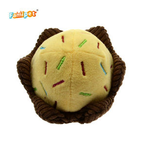 2021 toptan sıcak satış Pet ürünleri dondurma şekilli peluş oyuncak köpek - Product Image 6