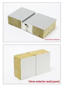 Panel Sándwich <span class=keywords><strong>de</strong></span> Lana <span class=keywords><strong>de</strong></span> Roca con Borde Sellado <span class=keywords><strong>de</strong></span> PU, Panel <span class=keywords><strong>de</strong></span> Techo y Pared Metálico Ignífugo con Aislamiento Térmico <span class=keywords><strong>para</strong></span> Almacenes, Fábricas y Edificios - Product Image 3