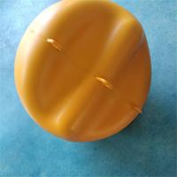 Bouée de signalisation solaire flottante ZHANHONG pour barrière marine, lumière clignotante haute intensité, visibilité 1000M, en plastique flottant