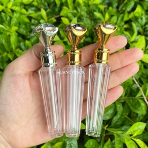 JANCY PACK 5Ml Sang Trọng Tím Bạc Shining Top Tùy Chỉnh Rỗng Rõ Ràng <span class=keywords><strong>Lipgloss</strong></span> Ống <span class=keywords><strong>Container</strong></span> - Product Image 3