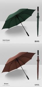 Parapluie de luxe QM, parapluie en bois, grande taille, anti-UV, stable, durable, parapluie de golf personnalisé avec impression par sublimation - Product Image 2
