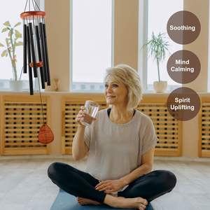 Campanas de Viento Metálicas Decorativas para Interiores Ww196, Campanas Corintias Musicales de Tono Profundo, de 32 y 37 Pulgadas, para Conmemoración de Mascotas - Product Image 3