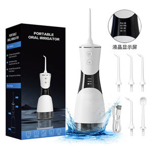 เครื่องทำความสะอาดช่องปากแบบพกพา <span class=keywords><strong>Waterpulse</strong></span> 5 โหมด 350 มล. ชาร์จซ้ำได้ ไร้สาย เครื่องฉีดน้ำทำความสะอาดฟัน - Product Image 1
