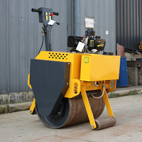 Petit compacteur d'asphalte hydraulique à double tambour pour parking