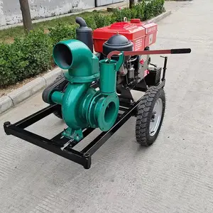 Riego 22 HP arranque eléctrico unidad diesel 6 pulgadas matar bien bomba centrífuga