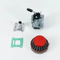 Performance 19mm Carb Carburateur Filtre À Air pour 37cc Refroidi À L'eau 2 Temps 47cc 49cc Mini Dirt Pocket Bike ATV Quad Motocross