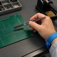 Connecteur femelle 15 broches 3.0A à pas de 2.54mm, à une rangée, avec contacts en cuivre et boîtier en nylon pour carte PCB