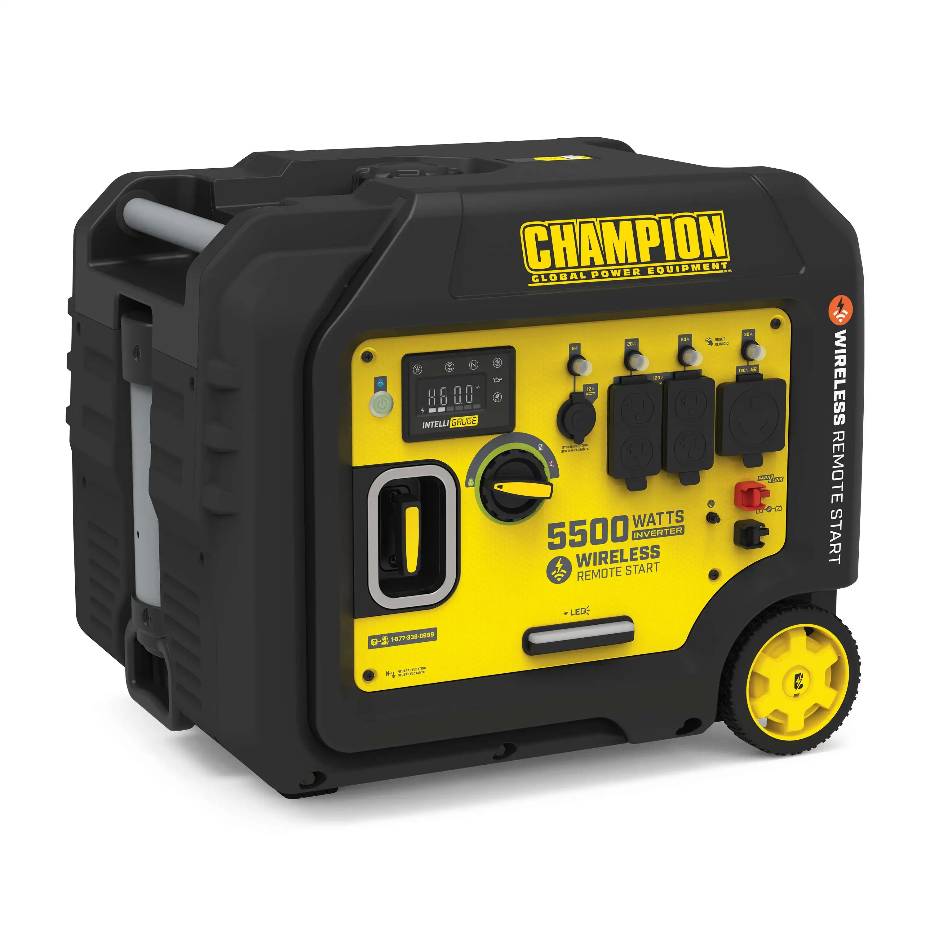 Champion เครื่องผลิต5KW เบนซินแบบเงียบใหม่เครื่องกำเนิดไฟฟ้าแบบ5.5KW อินเวอร์เตอร์ไร้สายแบบพกพาสำหรับใช้ในบ้าน