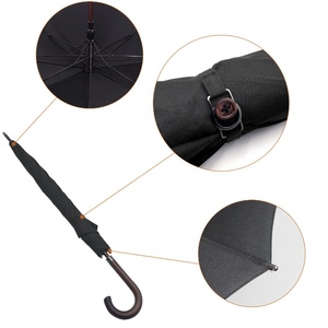 Fabricants <span class=keywords><strong>parapluie</strong></span> personnalisé en fibre de verre bois poignée droite <span class=keywords><strong>tempête</strong></span> <span class=keywords><strong>parapluie</strong></span> hommes Business bois Golf <span class=keywords><strong>parapluie</strong></span> - Product Image 2