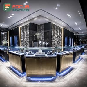 Fabricante de Muebles de Joyería de Alta Visibilidad para Minoristas, Acabado Laminado, Mostrador de Joyería para Centro Comercial - Product Image 1