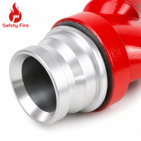 Vanne d'hydrant d'incendie en aluminium DN65 personnalisable, portable et facile à installer pour les systèmes d'incendie municipaux et industriels