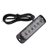 Grün bernstein rot 12V 24V Flash 6 LED Fahrzeug anhänger LKW LED Warn blitz Seiten markierung leuchte