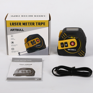 Télémètre laser multifonction 2 en 1 rechargeable 80 m avec ruban de mesure 5 m, écran LCD rétroéclairé, ruban laser - Product Image 5