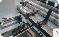 Prensa Plegadora Hidráulica CNC, Equipo de Plegado de Placas de Acero Inoxidable y Acero al Carbono con Controlador DA53T