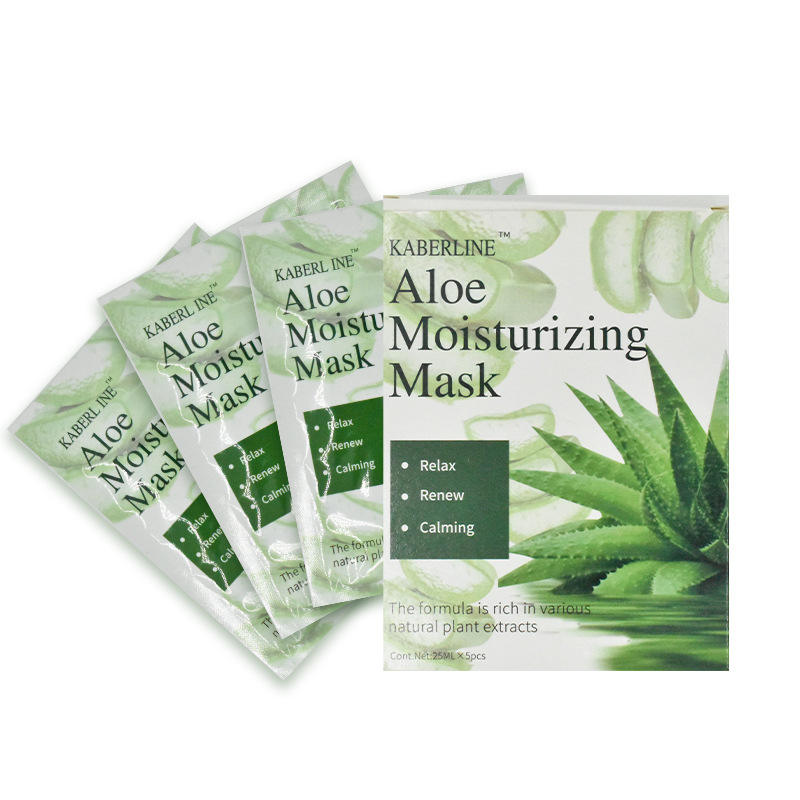 Masque à l'aloe vera 5 pcs/boîte-exclusivité transfrontalière