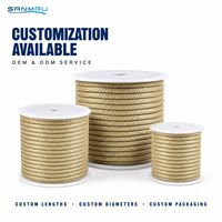 Cordage en fibre Vectran ultra-résistant, faible élasticité, résistant aux coupures, tressé, autres utilisations, levage lourd CN