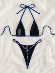 Bikini <span class=keywords><strong>Tamanna</strong></span> Xxx, maillot de bain de luxe, string, bikini coquin, maillot de bain deux pièces, maillot de bain brillant avec bijoux, mini string bikini - Product Image 6