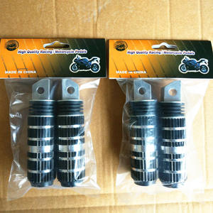 แป้นเหยียบรถจักรยานยนต์คุณภาพสูง อลูมิเนียมอัลลอย สีแดง เงิน ดำ สำหรับอัพเกรดสกู๊ตเตอร์ อะไหล่ตกแต่ง ผลิตในจีน - Product Image 2