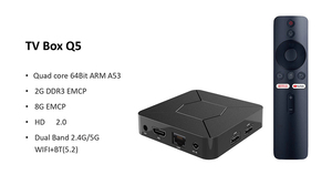 <span class=keywords><strong>Redbox</strong></span> Q5 HDR Android TV 10 4k ATV + 2.4/5G Wifi + bt5.0 + 2G/8G + 100m: phát trực tuyến di động với hộp giải mã Độ phân giải cao - Product Image 3