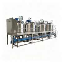 Système de brasserie de haute capacité 30BBL 4V pour la production de bière