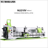 NUMOBAMS NU210V-800 Tour à métaux manuel horizontal polyvalent de haute qualité pour travaux moyens