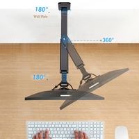 Support mural VESA industriel pour moniteur vertical, nouveau bras de fixation pour PC, accessoire informatique mécanique avec excellente visibilité