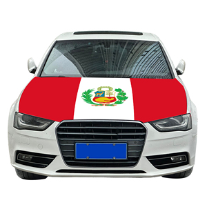 Copertura del cofano auto 2026 <span class=keywords><strong>Peru</strong></span> bandiera copertura del motore auto bandiera all'ingrosso Custom resistente all'usura e durevole copertura del cofano motore auto - Product Image 6