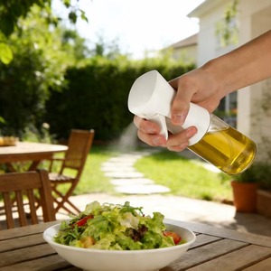 Bouteille pulvérisatrice d'huile pour cuisine, distributeur d'huile d'olive, vaporisateur de <span class=keywords><strong>vinaigre</strong></span> et de sauce soja pour barbecue, cuisson et camping - Product Image 6