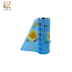 Custom Printed Automatic Lamination PET+PE Food Grade Packaging <b>Roll</b> Film Durable <b>Plastic</b> Bags Recycled Materials for Milk Bread - Product Image 3